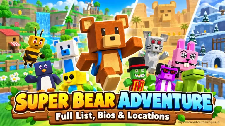 Super Bear Adventure Characters: Full List, Bios and Locations